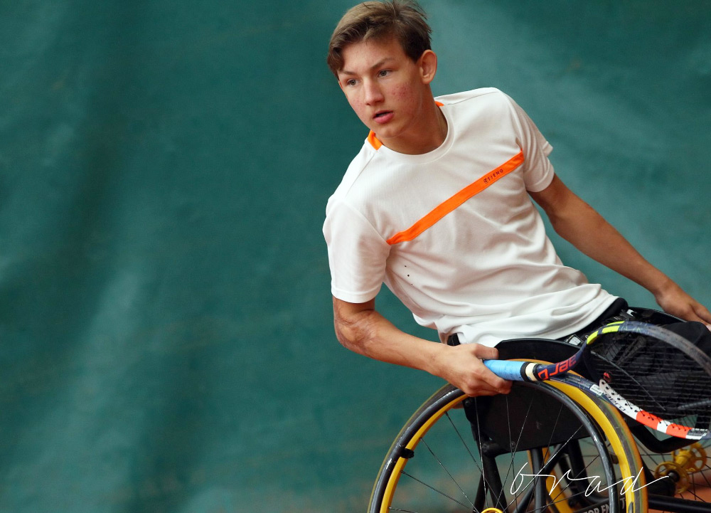 Now Niels is dedicated to wheelchair tennis. 